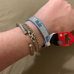Aminco UCLA Logo Glitter Bracelet